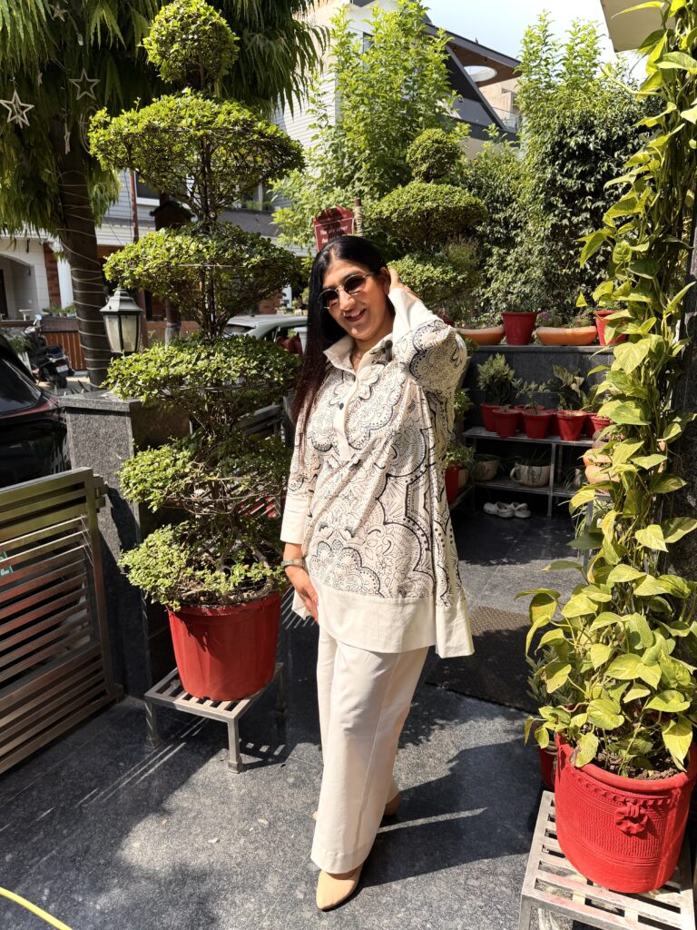 Classic Cotton Co-ord Set with Relaxed-Fit Trousers