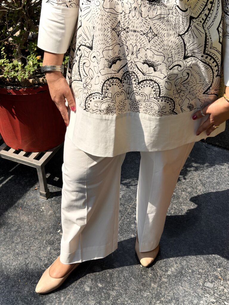 Classic Cotton Co-ord Set with Relaxed-Fit Trousers